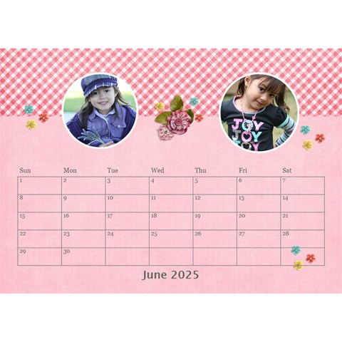 Desktop Calendar 8 5  X 6  Jun 2025