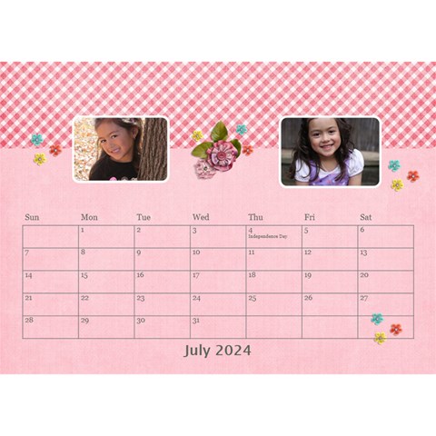 Desktop Calendar 8 5  X 6  Jul 2024