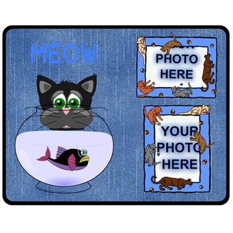 Cat Lover s Medium Blanket By Joy Johns 60 x50  Blanket Front