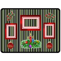 Happy Holidays large blanket - Fleece Blanket (Large)