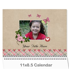 Wall Calendar 11 x 8.5  - multi-frames - Wall Calendar 11  x 8.5  (12-Months)