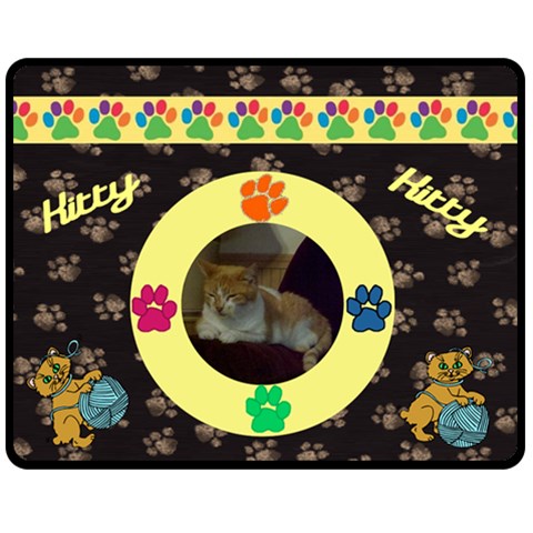 Cat Lover s Medium Blanket #2 By Joy Johns 60 x50  Blanket Front