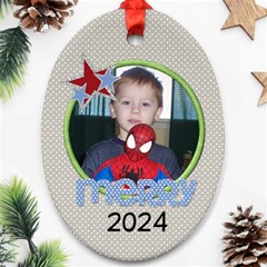 2024 Oval Ornament 1 - Ornament (Oval)
