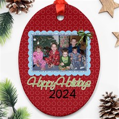 2024 Oval Ornament 3 - Ornament (Oval)