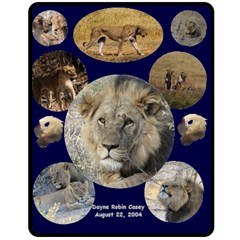 Lion Blanket - Fleece Blanket (Medium)