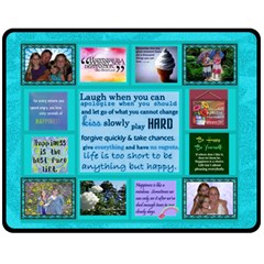 Happiness medium blanket (4 styles) - Fleece Blanket (Medium)