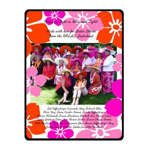 Carole By Candy 50 x40  Blanket Front