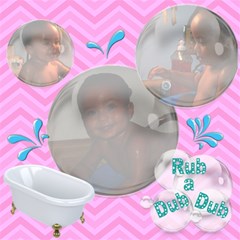 rub a dub scrapbook page - ScrapBook Page 12  x 12 