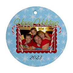 2013 Round Double Sided Ornament 1 - Round Ornament (Two Sides)