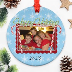 2023 Round Double Sided Ornament 1 - Round Ornament (Two Sides)