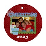 2013 Round Double Sided Ornament 2 - Round Ornament (Two Sides)