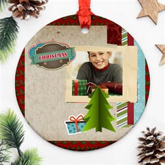 merry christmas - Ornament (Round)