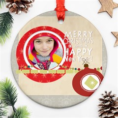 merry christmas - Ornament (Round)