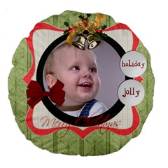 christmas - Large 18  Premium Round Cushion 