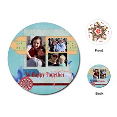 family - Playing Cards Single Design (Round)