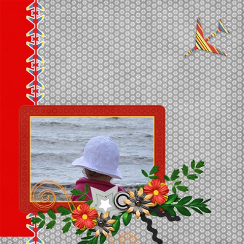 Alikeaiprlane3 By Elfie 12 x12  Scrapbook Page - 1