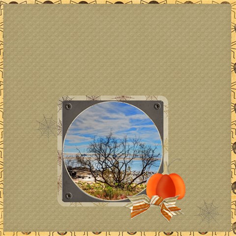 Spooky1 By Elfie 12 x12  Scrapbook Page - 1