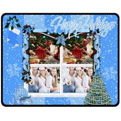 MERRY CHRISTMAS - Fleece Blanket (Medium)