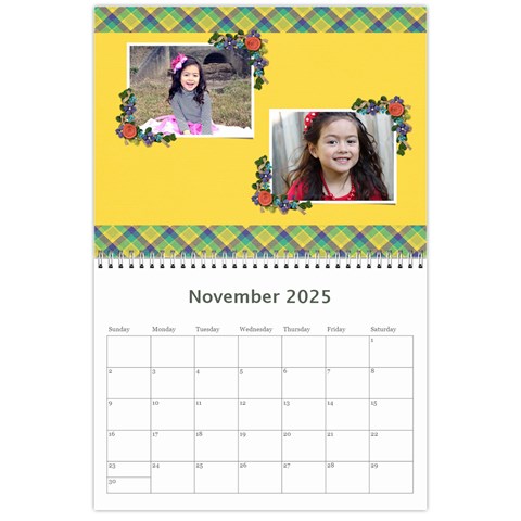 Wall Calendar 11 X 8 5 Nov 2025