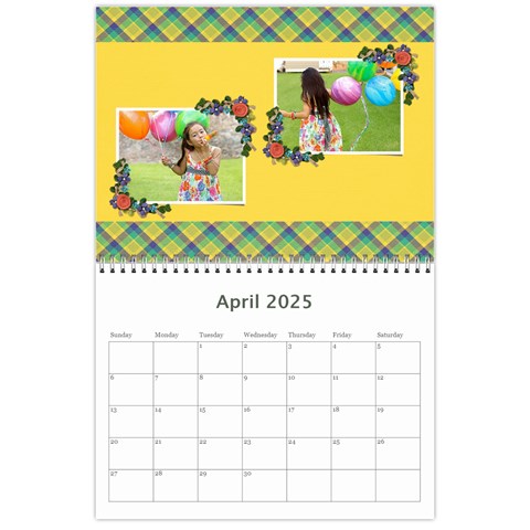 Wall Calendar 11 X 8 5 Apr 2025