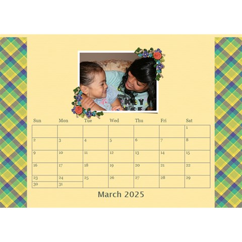 Desktop Calendar 8 5  X 6  Mar 2025