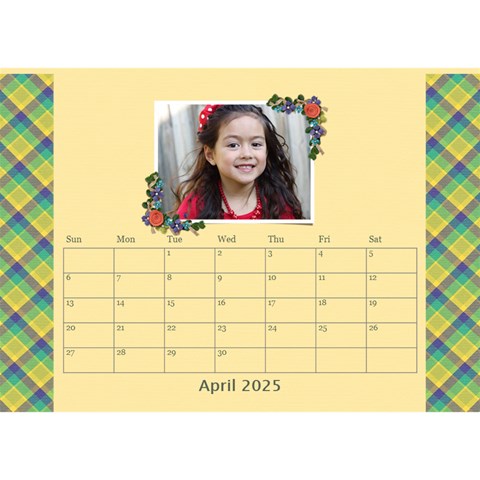 Desktop Calendar 8 5  X 6  Apr 2025