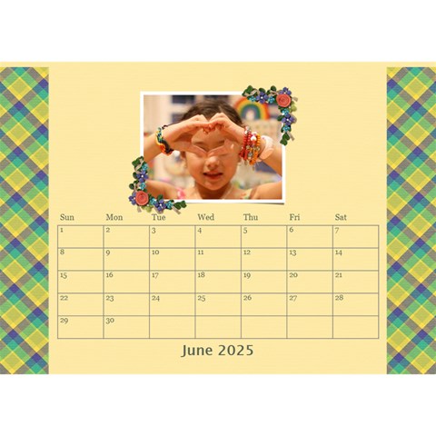 Desktop Calendar 8 5  X 6  Jun 2025