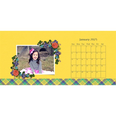 Desktop Calendar 11  X 5  Jan 2025