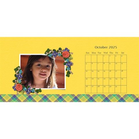 Desktop Calendar 11  X 5  Oct 2025