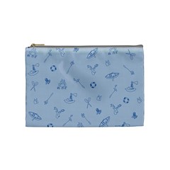 Camping Blue - Cosmetic Bag (Medium)