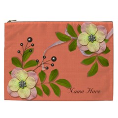 Cosmetic Bag (XXL)  - Big Flowers6