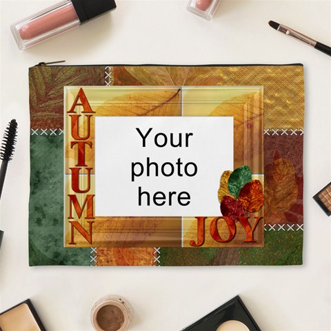 Autumn Xl Cosmetic Bag By Lil Front