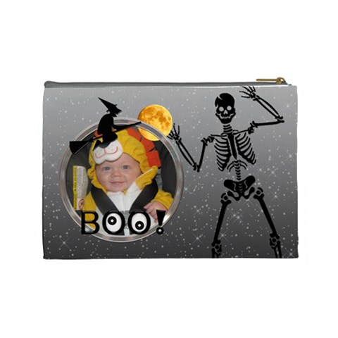 Halloween Large Cosmetic Bag By Lil Back