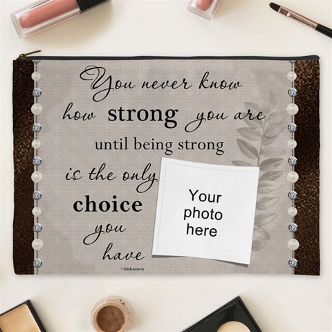 Strong Xxxl Cosmetic Bag By Lil Front