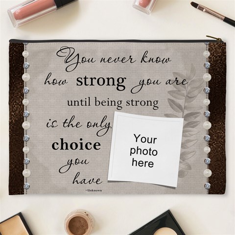 Strong Xxxl Cosmetic Bag By Lil Back