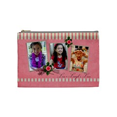 Cosmetic Bag (M) - Live. Laugh. Love - Cosmetic Bag (Medium)