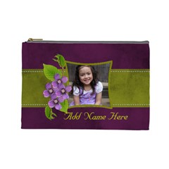 Cosmetic Bag (L) - Purple Kiss - Cosmetic Bag (Large)