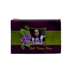 Cosmetic Bag (M) - Purple Kiss - Cosmetic Bag (Medium)