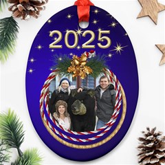 My Oval Christmas Ornament (2 Sided)