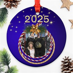My Round Christmas Ornament (2 Sided)