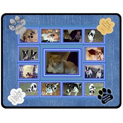 Cat/Dog lover medium blanket - Fleece Blanket (Medium)