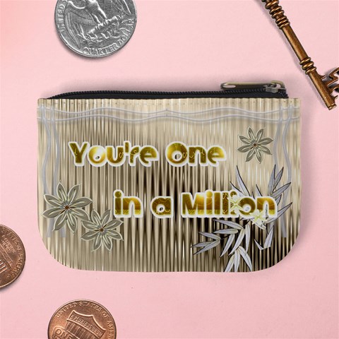 One In A Million Coin Purse By Ellan Back