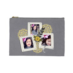 Cosmetic Bag (L) -Happiness 7 (7 styles) - Cosmetic Bag (Large)