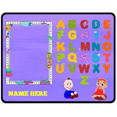 Boy/Girl ABC medium blanket - Fleece Blanket (Medium)