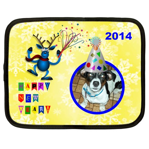 Happy New Year Netbook Case Xxl By Joy Johns Front