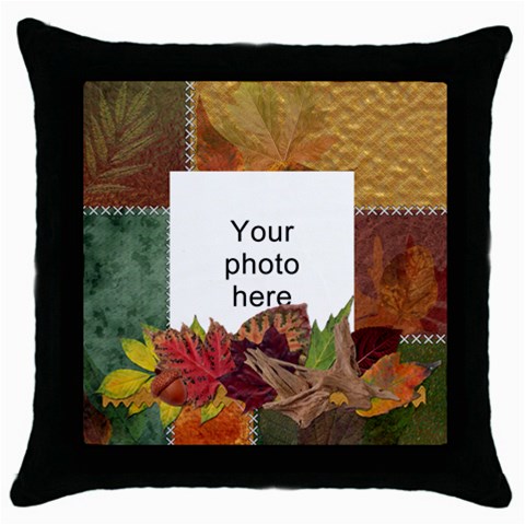 Autumn Throw Pillow Case By Lil Front