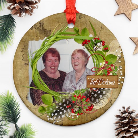 Ornament 1 Side The Dolans By Pat Kirby Front