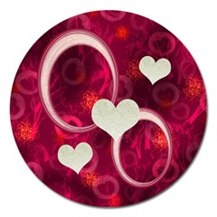 I Heart You Pink Round Magnet - Magnet 5  (Round)