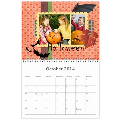 Year Calendar By C1 Oct 2014