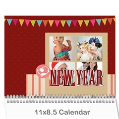 Year calendar - Wall Calendar 11  x 8.5  (12-Months)